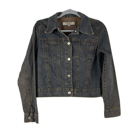 Paris Blues Denim Jacket Juniors Size Medium - Picture 1 of 9